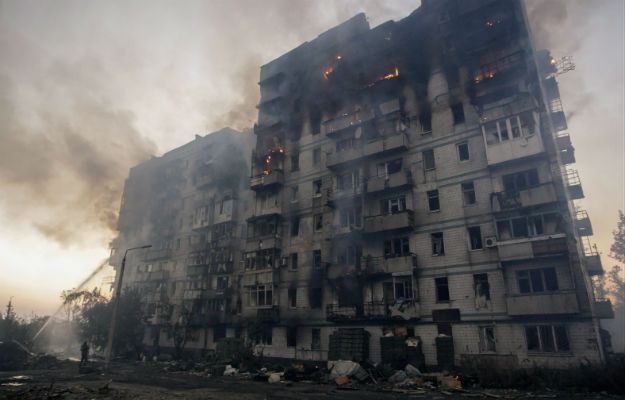 Ukraina: w Doniecku ostrzelano siedzibę lidera separatystów
