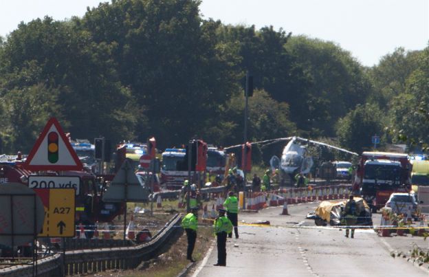 Wielka Brytania: w wypadku na pokazach lotniczych mogło zginąć 11 osób