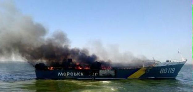 Eksplozja kutra na Ukrainie. Statek wpłynął na minę. Sześciu rannych i zaginiony