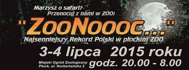 W Płocku będzie bicie rekordu w liczbie osób nocujących w zoo