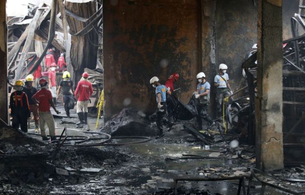 Pożar w fabryce obuwia na Filipinach. Już 72 ofiary śmiertelne