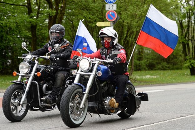 Rosyjscy motocykliści dotarli do KL Dachau