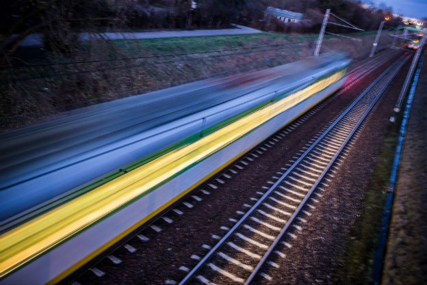 Pijany prowadził drezynę po trasie pendolino