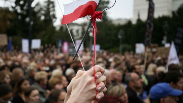 Protest aborcyjny przed Sejmem