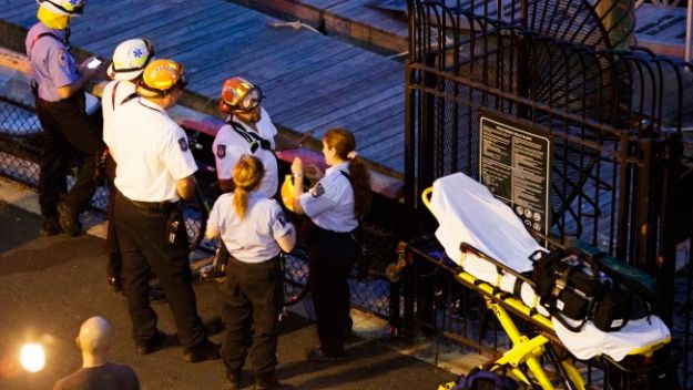 Samolot spadł do rzeki na wysokości 79 Ulicy na Manhattanie