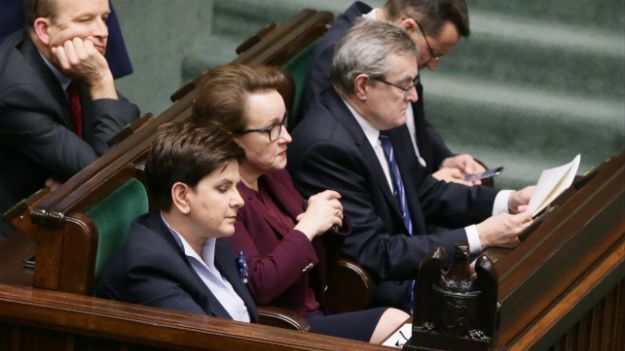 Beata Szydło, Anna Zalewska, Konstanty Radziwiłł, Piotr Gliński