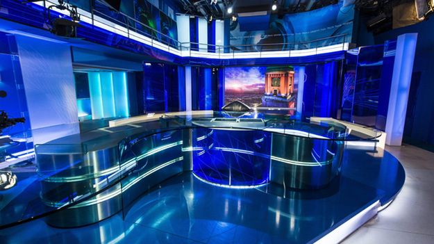 Studio "Wiadomości" w TVP1