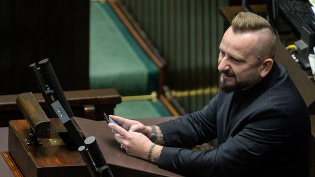 Poseł Kukiz''15 Piotr Liroy-Marzec