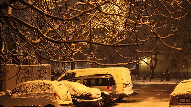 IMGW ostrzega przed opadami śniegu i silnego wiatru prawie w całej Polsce