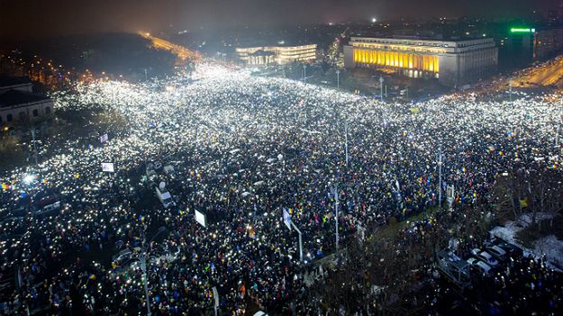 Protesty w Rumunii