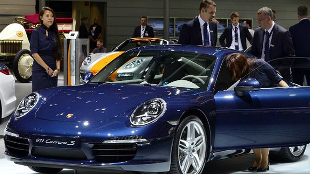 Porsche Carrera S na pokazie w Niemczech
