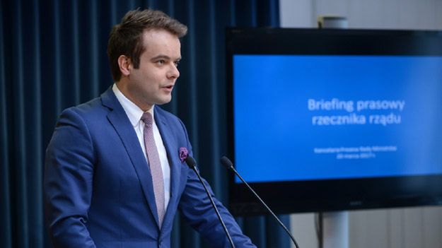 Rzecznik rządu Rafał Bochenek