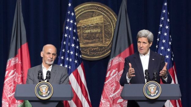 Ashraf Ghani i John Kerry