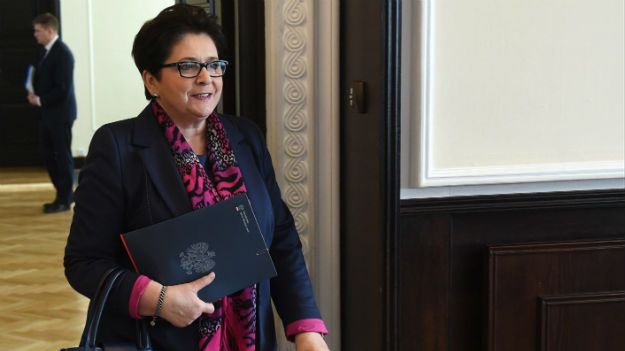 Minister spraw wewnętrznych Teresa Piotrowska