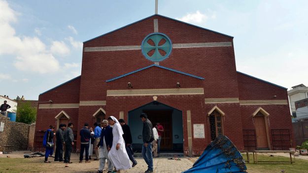 Jeden z kościołów, przed którym doszło do ataku