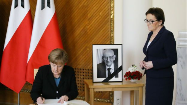 Angela Merkel i Ewa Kopacz