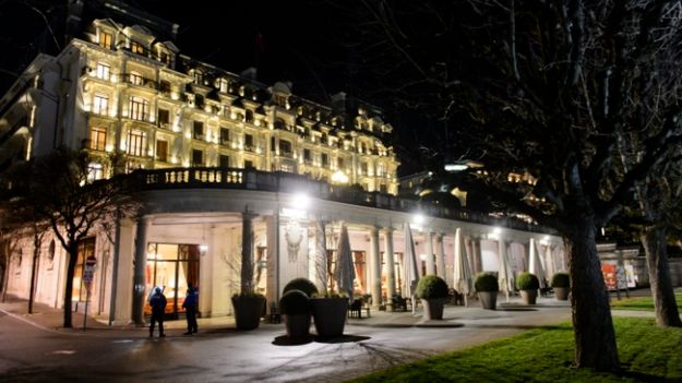 Rozmowy toczą się w hotelu Beau Rivage Palace w Lozannie