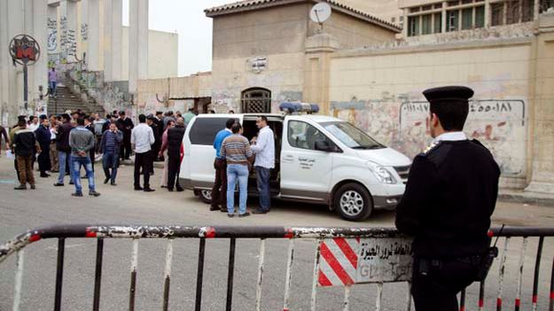 Służby w pobliżu miejsca wybuchu