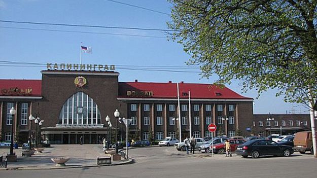 Główna stacja kolejowa w Kaliningradzie