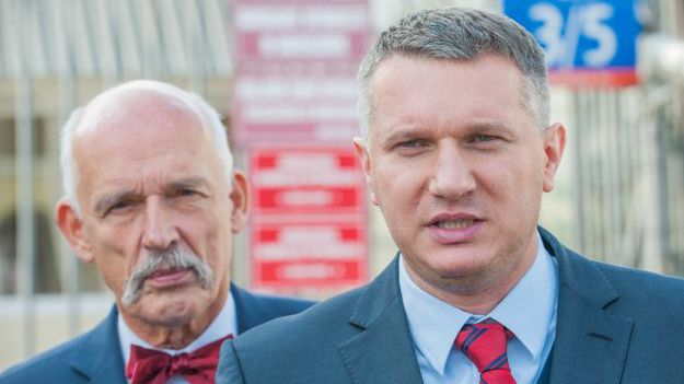 Janusz Korwin-Mikke i Przemysław Wipler