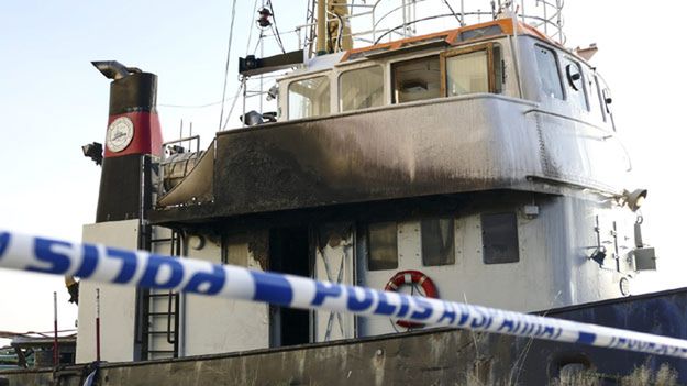 Holownik ZEUS po pożarze