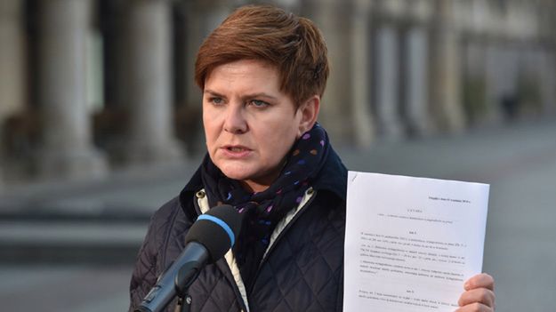 Beata Szydło w Krakowie