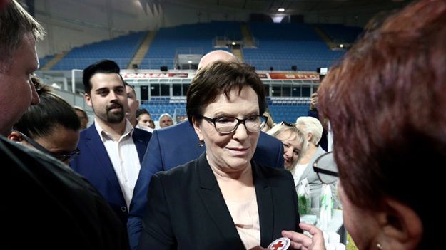 Premier Ewa Kopacz w Płocku