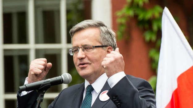 Ubiegający się o reelekcję prezydent Bronisław Komorowski