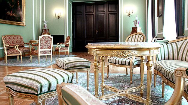 Salon w Pałacu Przeździeckich