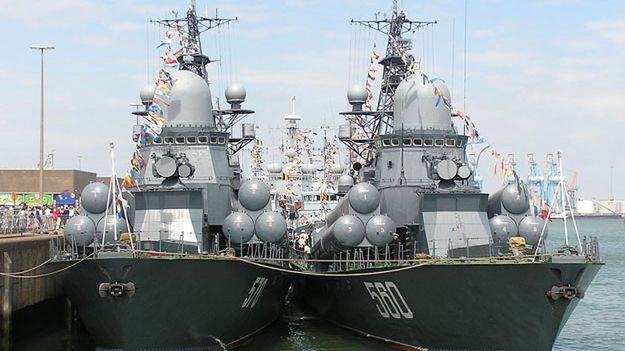 Rosyjskie kutry rakietowe wchodzące w skład Floty Bałtyckiej