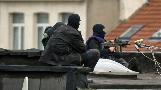 Akcja brukselskiej policji w Molenbeek