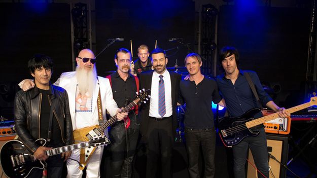 Eagles of Death Metal po koncercie w studiu stacji ABC.