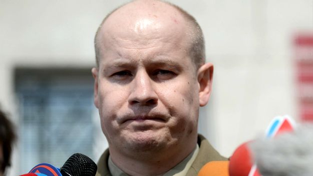 Rzecznik Naczelnej Prokuratury Wojskowej mjr Marcin Maksjan