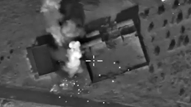 Rosyjskie bombardowanie w Syrii