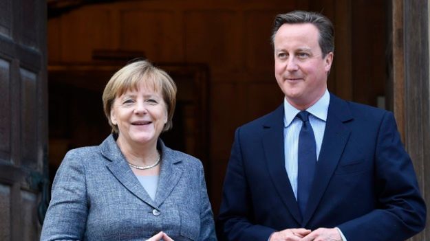 Angela Merkel i David Cameron