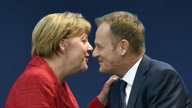Angela Merkel i Donald Tusk