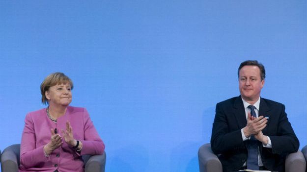 Angela Merkel i David Cameron