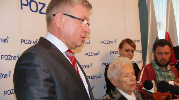 Jacek Jaśkowiak i Aleksandra Banasiak.