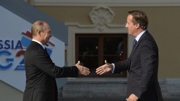 Władimir Putin i David Cameron