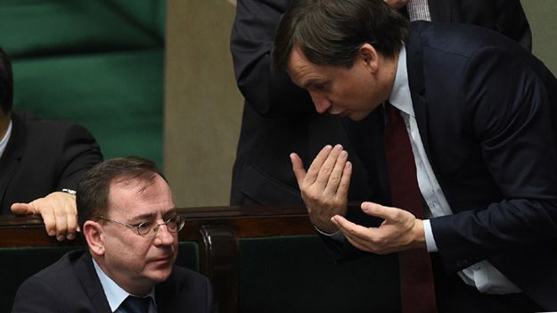 Mariusz Kamiński i Zbigniew Ziobro w Sejmie