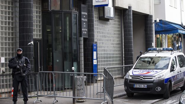 Miejsce, w którym zastrzelono napastnika