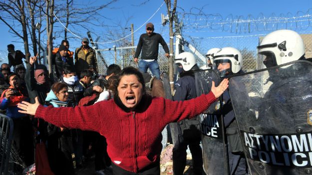 Idomeni, granica grecko-macedońska