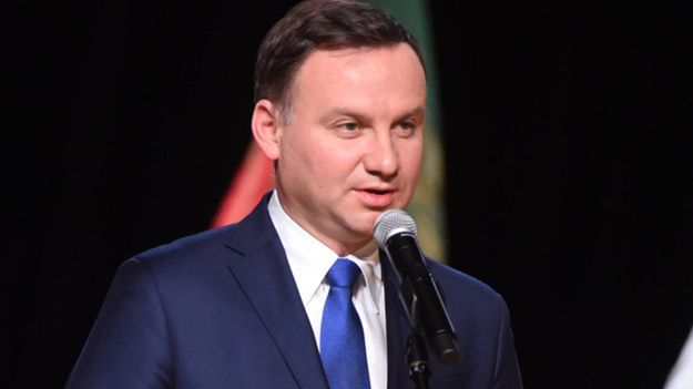 Prezydent Andrzej Duda uczestniczy w uroczystej Akademii Barbórkowej z okazji 40-lecia Kopalni Węgla Brunatnego Bełchatów