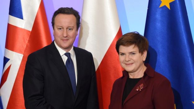Beata Szydło i David Cameron
