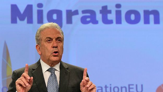 Komisarz UE ds. migracji Dimitris Awramopulos