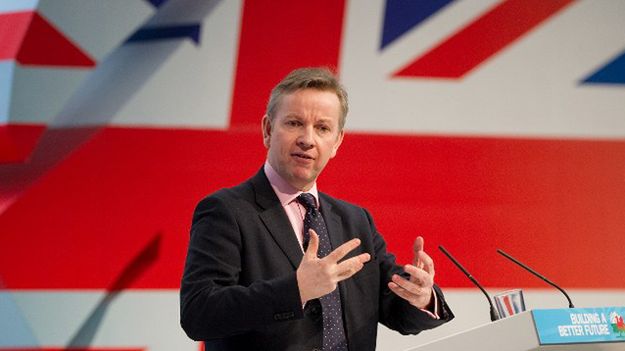 Brytyjski minister sprawiedliwości Michael Gove.