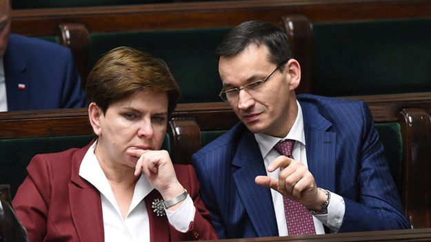 Beata Szydło i Mateusz Morawiecki