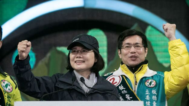 Liderka Demokratycznej Partii Postępowej - Tsaj Ing-wen