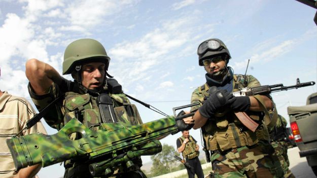 Żołnierze gruzińscy w 2008