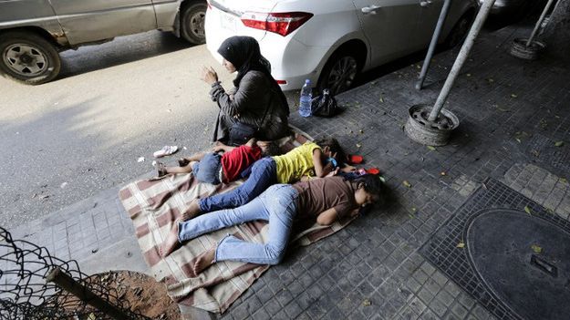 Syryjska uchodźczyni w Bejrucie